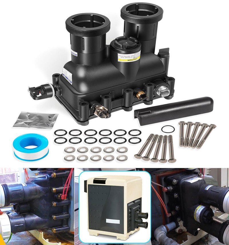 DURAFORCE 77707-0016 Manifold Replacement Kit Pool and Spa Heater