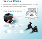 DURAFORCE For Garmin LiveScope Bulkhead Connector Kit 010-13350-00 for LVS34 / XR LVS62