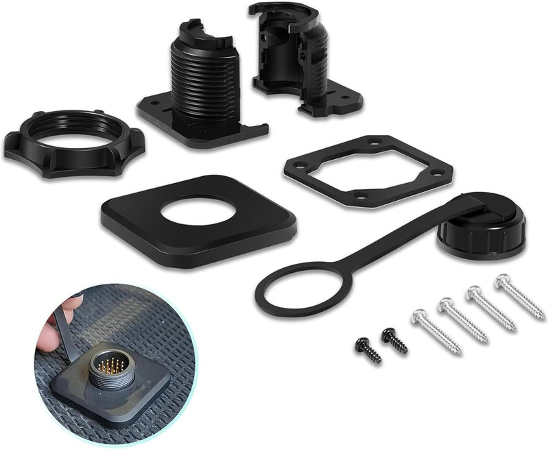DURAFORCE For Garmin LiveScope Bulkhead Connector Kit 010-13350-00 for LVS34 / XR LVS62