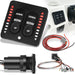 DURAFORCE 15170-001 LED Integrated Indicator Tactile Trim Tab Switch Kit for Lenco Marine