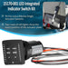 DURAFORCE 15170-001 LED Integrated Indicator Tactile Trim Tab Switch Kit for Lenco Marine