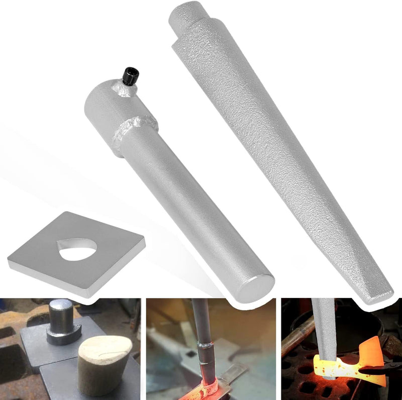 DURAFORCE Tomahawk Eye Drift Mandrel Blacksmith Tool for Forging Tomahawk Hammer Axe Knife