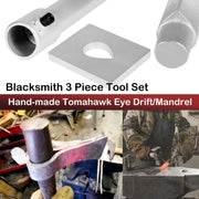 DURAFORCE Tomahawk Eye Drift Mandrel Blacksmith Tool for Forging Tomahawk Hammer Axe Knife