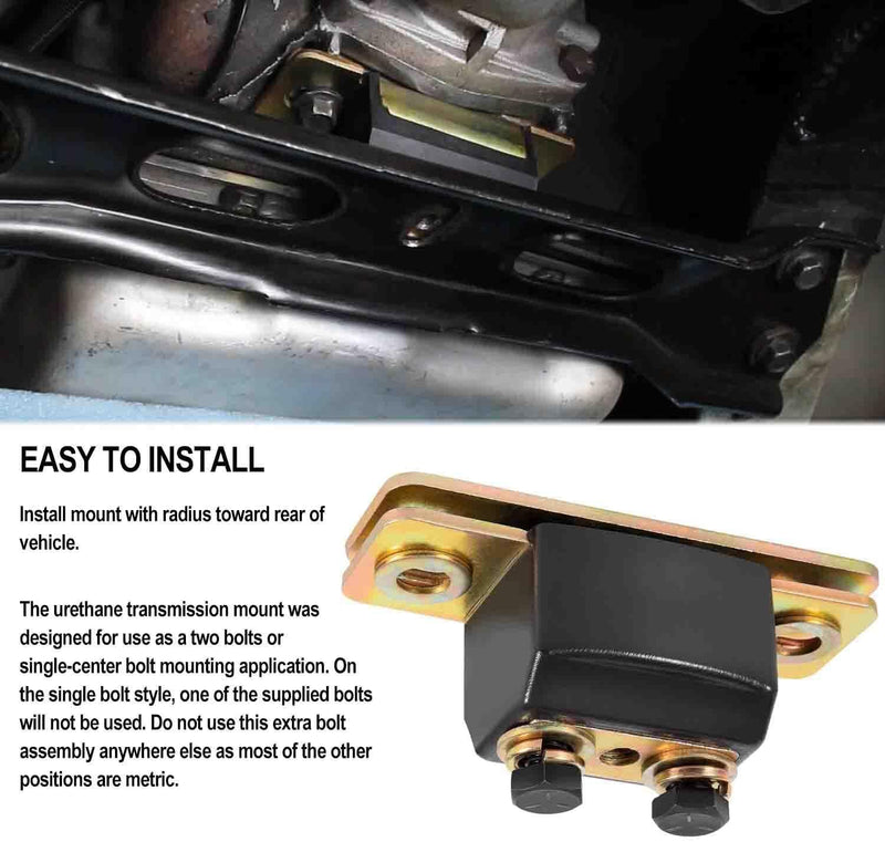 DURAFORCE 3.1158G Transmission Mount for GM Short Polyurethane Bushings