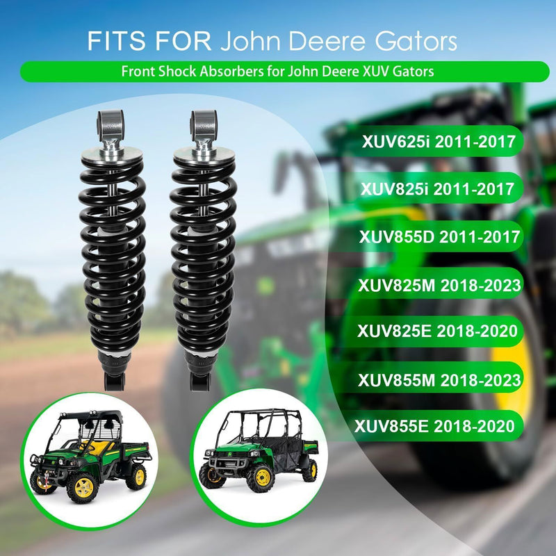 DURAFORCE 2pcs AM142426 Front Coil-over Shock Absorbers Replace For John Deere XUV Gator
