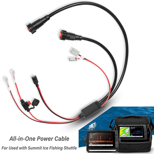 DURAFORCE 010-12676-40 All-in-One Power Cable Fit Garmin Panoptix LiveScope Transducer