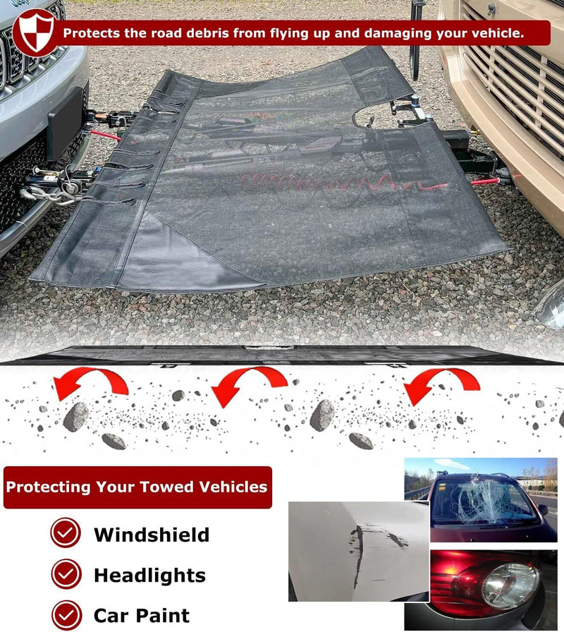 DURAFORCE 4750 Tow Defender For Blue Ox, Demco Tow Bars with Brackets, 2" x 2" Hitch Recei