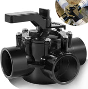 DURAFORCE For 4715 Jandy NeverLube Diverter Valve Positive Seal 3-Port 1-1/2" to 2" Pipe