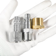 DURAFORCE for Milton S-224 1/2" Male Female NPT G-Style Coupler Plug Kit Air Tool Fittings
