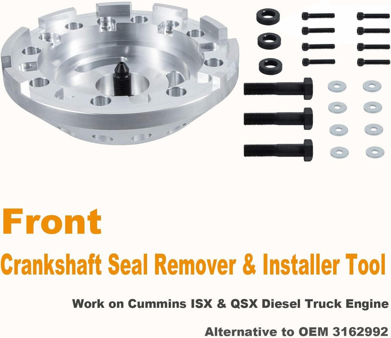 DURAFORCE For Cummins ISX QSX ISX15 Front Crankshaft Seal Remover & Installer Tool Set