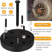 DURAFORCE For Cummins ISX QSX ISX15 Front Rear Crankshaft Seal Remover Installer Tools Kit