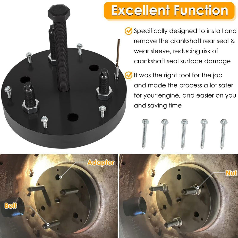 DURAFORCE For Cummins ISX QSX ISX15 Front Rear Crankshaft Seal Remover Installer Tools Kit