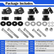 DURAFORCE 134-10005 Billet Aluminum Body Mount Bushings for 1968-1981 Camaro Nova Chevy II