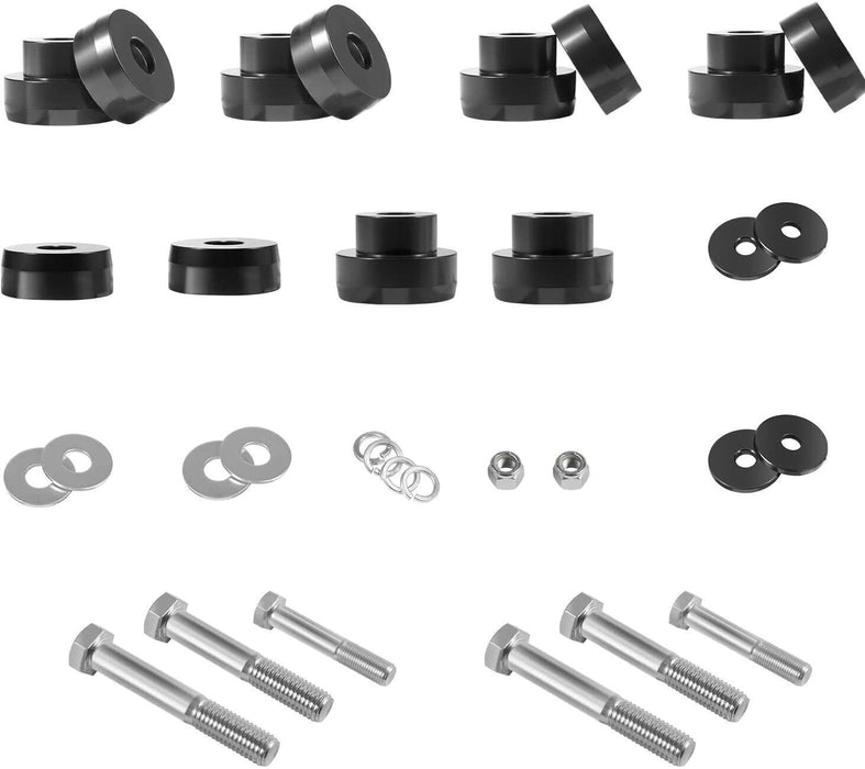 DURAFORCE 134-10005 Billet Aluminum Body Mount Bushings for 1968-1981 Camaro Nova Chevy II