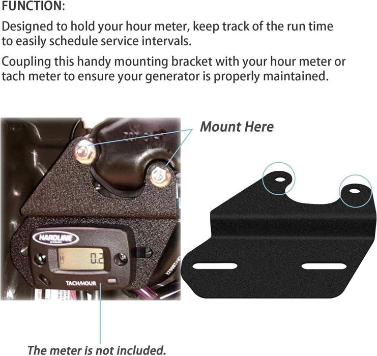 DURAFORCE Tach Hour Meter Mounting Bracket for Honda Generator EU1000i EU2000i EU2200i
