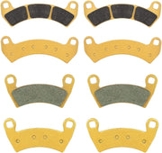 DURAFORCE Front & Rear Brake Pads for Polaris 1000 RZR XP Turbo EPS RS1 16-21 FA656 +FA680