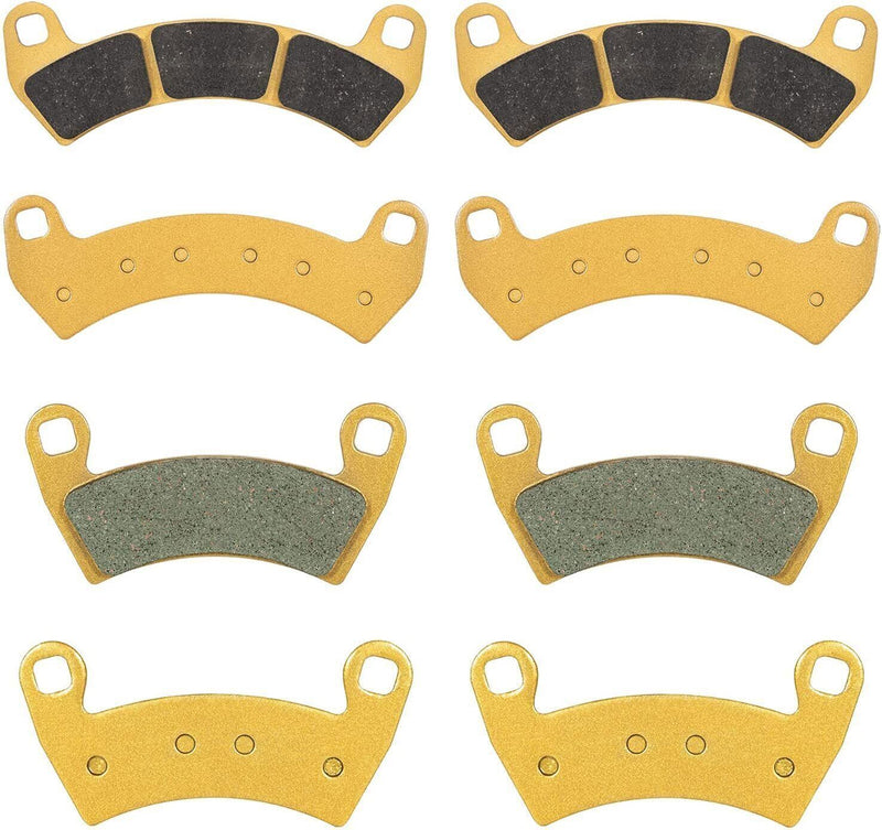 DURAFORCE Front & Rear Brake Pads for Polaris 1000 RZR XP Turbo EPS RS1 16-21 FA656 +FA680