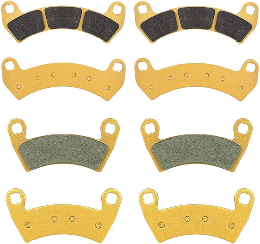 DURAFORCE Front & Rear Brake Pads for Polaris 1000 RZR XP Turbo EPS RS1 16-21 FA656 +FA680