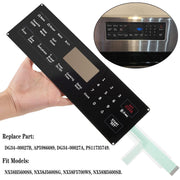 DURAFORCE DG34-00027B Membrane Switch Touchpad For Samsung Range Oven Models NX58H5600SS