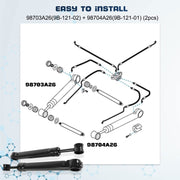 DURAFORCE Trim Tilt Cylinder Set For Mercruiser Bravo All Models Port & Starboard Side