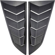 DURAFORCE 2PC Side Window Louver Cover Sun Shade Scoop Hood Vent For 2014-2019 C7 Corvette