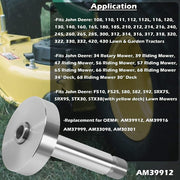 DURAFORCE Deck Blade Spindle Shaft For John Deere Mower Blade Spindle Replacement #AM39912
