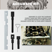DURAFORCE Cam Timing Alignment Tools Kit for Ford Fiesta Focus Mazda Volvo/Duratec Engine