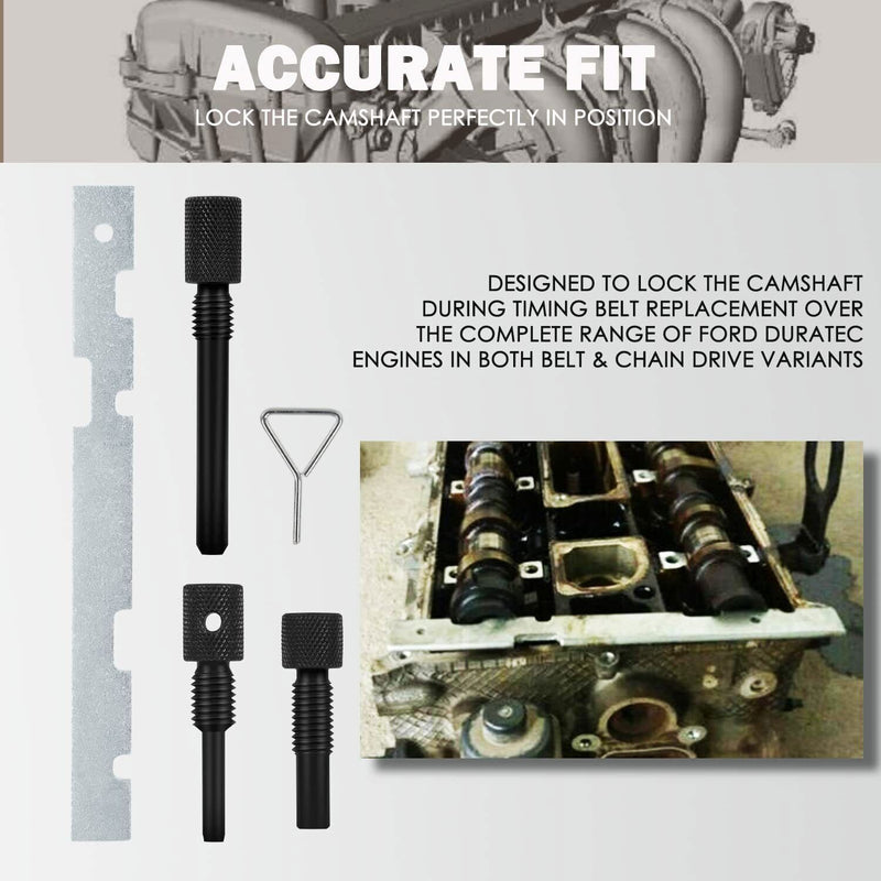 DURAFORCE Cam Timing Alignment Tools Kit for Ford Fiesta Focus Mazda Volvo/Duratec Engine