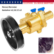 DURAFORCE Raw Sea Water Pump with Pulley for Mercury, MerCruiser, Quicksilver 46-8M0139995