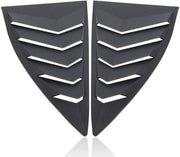 DURAFORCE 2PCS Quarter Side Window Louvers Cover For Chevy Camaro 2010-2015 SunShade Cover