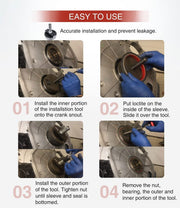 DURAFORCE 303-761 303-770 Front & Rear Crank Seal Installer Tool for Ford 6.0L Powerstroke