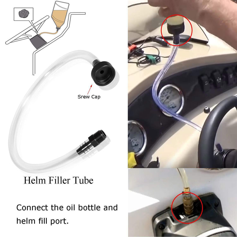 DURAFORCE Boat Bleed Kit Filler Kit Bleeder Hose For Seastar Hydraulic Steering Systems