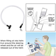 DURAFORCE Boat Bleed Kit Filler Kit Bleeder Hose For Seastar Hydraulic Steering Systems