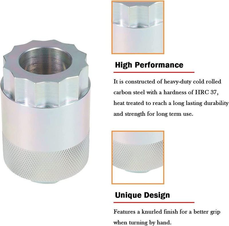 DURAFORCE 64mm Rear Differential Pinion Bearing Nut Socket Tool For Honda TRX 420 Rancher