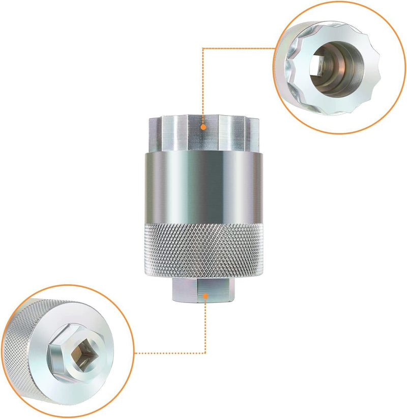 DURAFORCE 64mm Rear Differential Pinion Bearing Nut Socket Tool For Honda TRX 420 Rancher