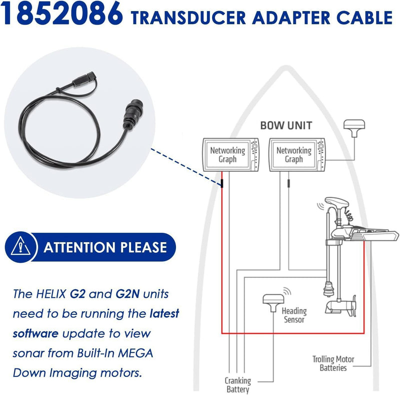 DURAFORCE MKR-MDI-2 HB Helix-7 Adapter Cable 1852086 for Hummingbird Helix 7 G3 or G3N G4
