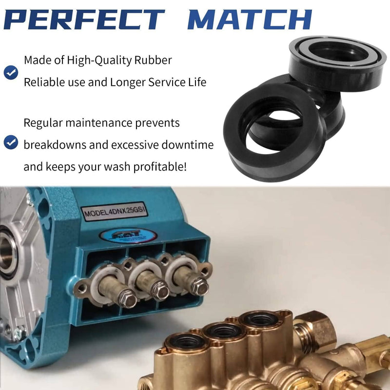 DURAFORCE 76975 Cat Pump Seal Kit for for 4DNX Pumps Model Replace 4DNX25GSI 4DNX27GSI