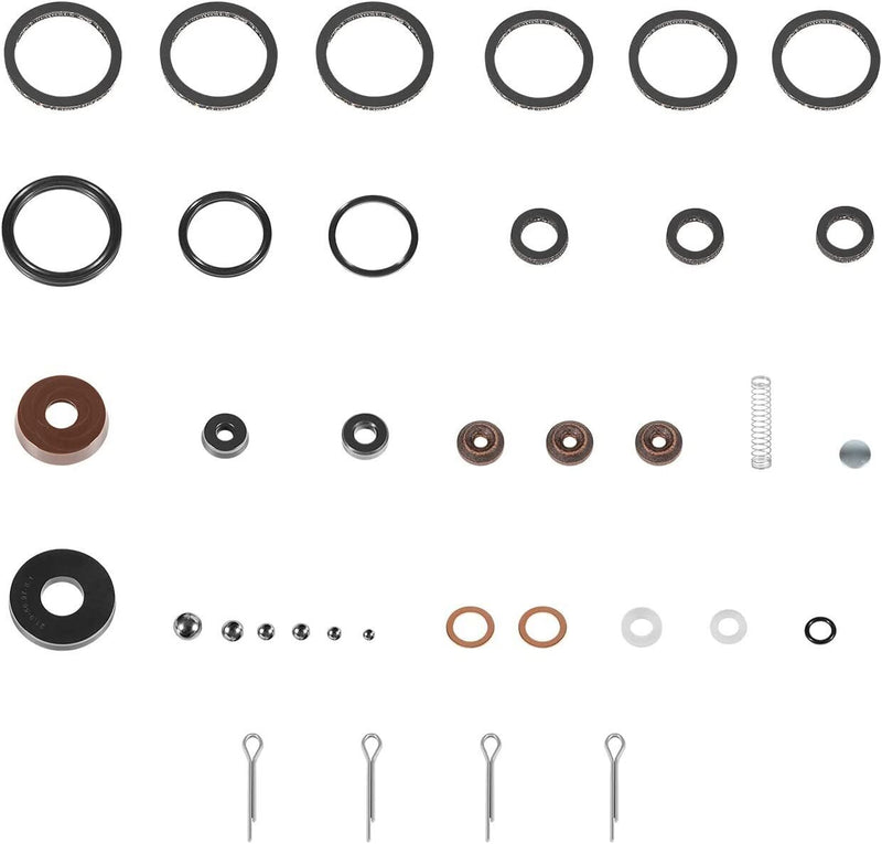 DURAFORCE 93657 Floor Jack Seal 4 Ton Seal Replacement Kit,Complete Kit For Lincoln,Walker