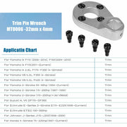 DURAFORCE Trim/Tilt Pin Wrench Set MT0004 MT0006 MT0009 for Yamaha Suzuki Johnson Outboard