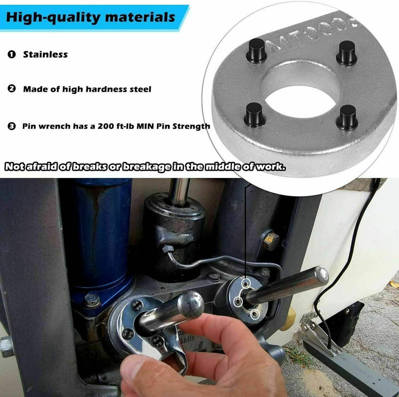 DURAFORCE Trim/Tilt Pin Wrench Set MT0004 MT0006 MT0009 for Yamaha Suzuki Johnson Outboard