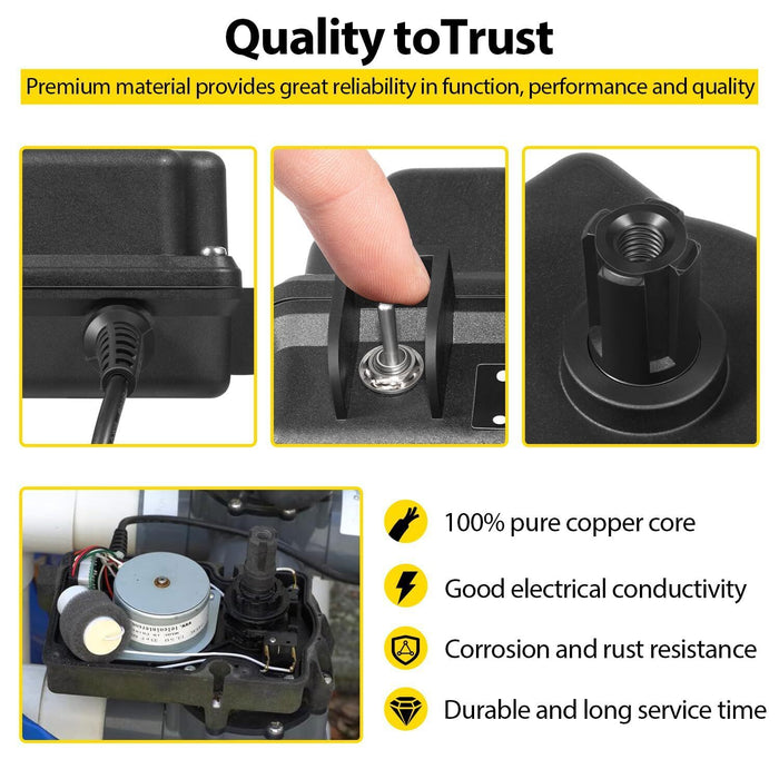 DURAFORCE for Pentair Compool, Jandy/Zodiac,Hayward 263045 CVA-24T Valve Actuator 24V