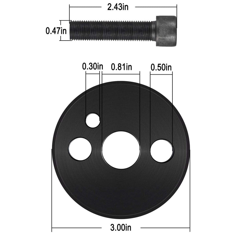 DURAFORCE Front Cover Crankshaft Seal & Wear Sleeve Installer Tool For Cummins 5.9L 6.7L