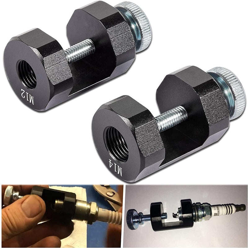 DURAFORCE 12mm &14mm Engine Spark Plug Caliper Universal Precision Car Spark Plug Gap Tool
