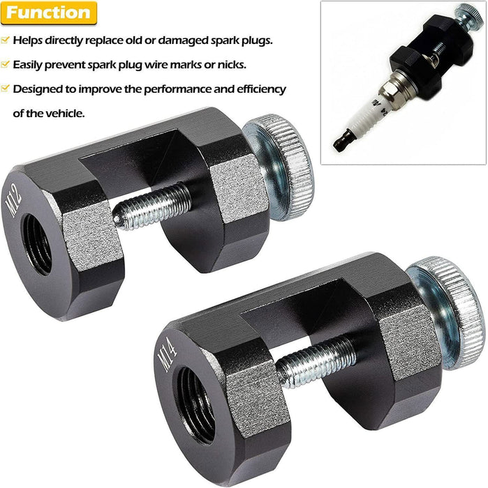 DURAFORCE 12mm &14mm Engine Spark Plug Caliper Universal Precision Car Spark Plug Gap Tool