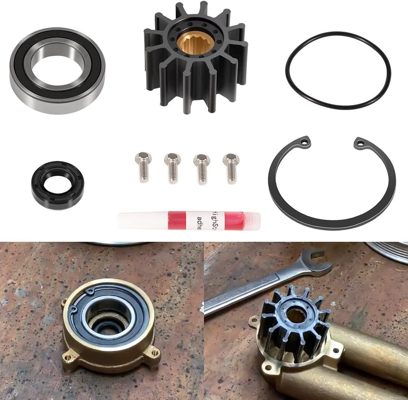 DURAFORCE For 99-05 Volvo Penta Raw Sea Water Pump Repair rebuild Service Kit 3.0 4.3 5.0