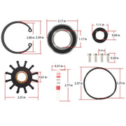 DURAFORCE For 99-05 Volvo Penta Raw Sea Water Pump Repair rebuild Service Kit 3.0 4.3 5.0
