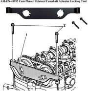 DURAFORCE 6677 Timing Chain Retainer Set EN-48749 & EN-48953 Cam Phaser Actuator Lock Tool