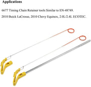 DURAFORCE 6677 Timing Chain Retainer Set EN-48749 & EN-48953 Cam Phaser Actuator Lock Tool