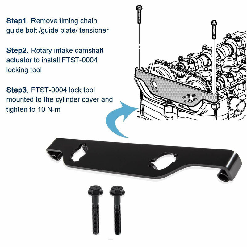 DURAFORCE 6677 Timing Chain Retainer Set EN-48749 & EN-48953 Cam Phaser Actuator Lock Tool