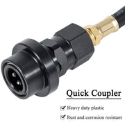 DURAFORCE GM 6.6L Duramax Diesel Fuel Pressure System Vacuum Test Kit TU-32-6 Hose + Gauge
